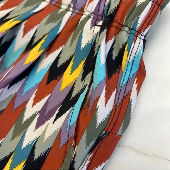 Kavu Colorful Geometric Women's Tepic Athletic Shorts Size XS - Picture 5 of 9